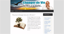 Desktop Screenshot of changer-de-vie.org